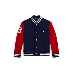 폴로 키즈 남아 2-7세 더블 니트 베이스볼 재킷(CWPOOTWB6020374410)