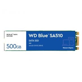 웨스턴 디지털 500GB WD 블루 SA510 SATA SSD - SATA III 6Gbs M.2 2280 560MB/s - WDS500G3B0B