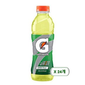 롯데칠성음료 게토레이 레몬 600ml x 24개 / 여름 스포츠 이온 음료