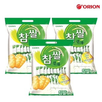 크라운 참쌀선과 253g x 3개 쌀과자 간식