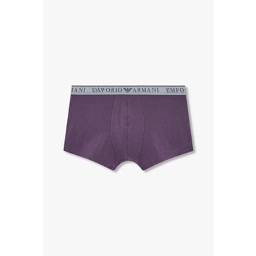 EMPORIO ARMANI 남성 엠보 로고 밴딩 코튼 드로즈(0814312063)