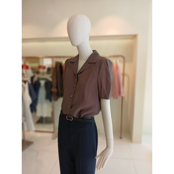 [여주점] 씨씨콜렉트 카라넥퍼프소매블라우스 E262msc139