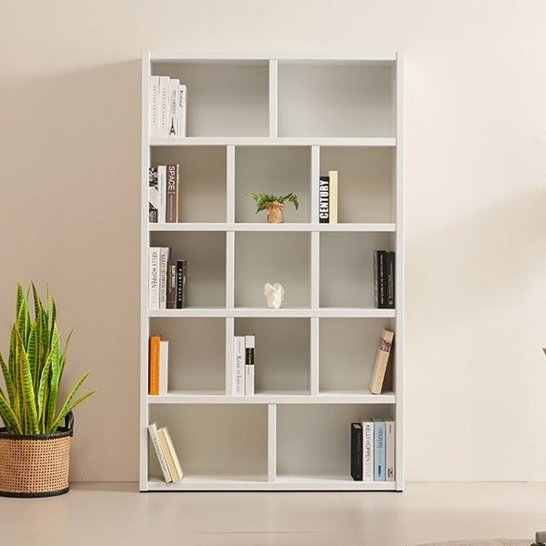 칸막이 보강된 책장 선반장 진열장 서재장 120cm P0000KNN (착불)