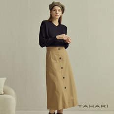 [런칭가 69,900원] 타하리 22FW 버튼업스커트 1종T