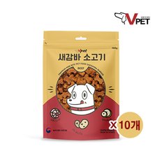 브이펫 새감바버거 소고기 100G 10팩 / 새우 감자 바나나 그리고 소고기