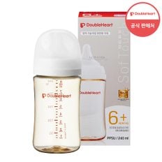 모유실감 3세대 PPSU 제뉴인화이트 240ml (젖꼭지M)