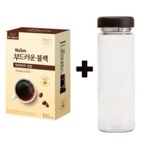 [화수분상회] 인스턴트커피 맥심 부드러운 블랙 아라비카100 100Tx1개+워터보틀 믹스