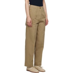 낫띵리튼 카키 바스 슬랙스 BAS LOOSE TROUSERS Beige