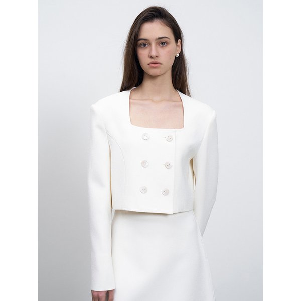 Double Button Crop jacket