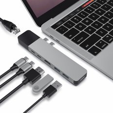 [GN28N-GRY] 하이퍼 드라이브 넷 6 IN 2 USB-C 허브