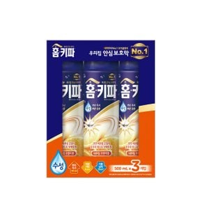 홈키파 엘비이 수성 알파 에어졸 내추럴 오렌지향 500ml x 3개입 모기 스프레이 살충