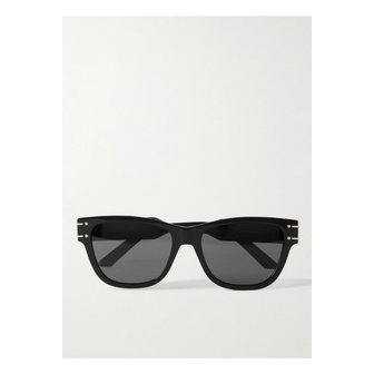 DIOR 디올 디올 시그니처 S6u 스퀘어 프레임 아세테이트 선글라스 블랙 1647597336776715