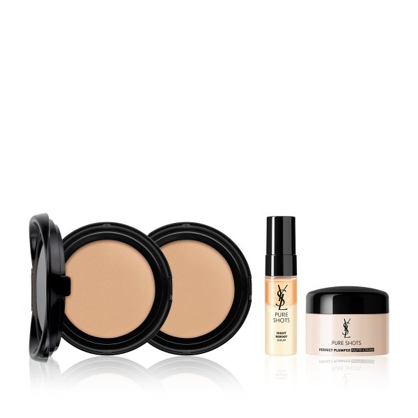[4월/SSG단독] 메쉬 핑크 쿠션 리필 듀오 세트(+세럼 7ml+크림 7ml)