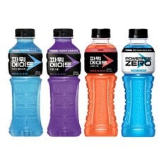 [한번에먹자] 파워에이드 600ml 4종(마운틴3+퍼플3+스칼렛3+제로3), 총 12페트