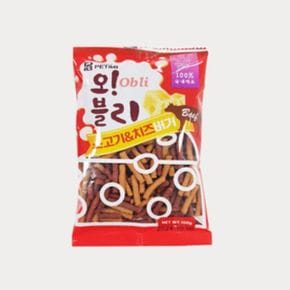 오블리 소고기+치즈버거100g