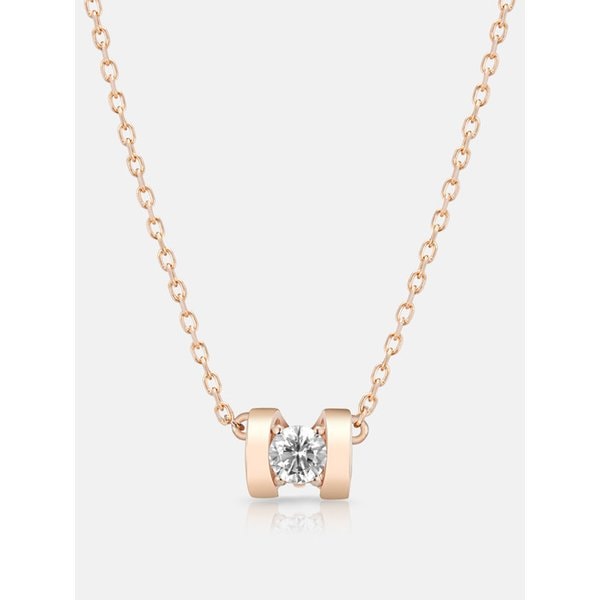 디아만테 14K 로즈 네크리스 A233DN1367R4A