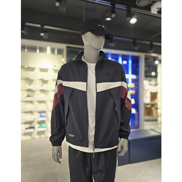 [파주점] 공용 컬러블럭 바람막이 자켓(FS2JKG3103X-BLK)