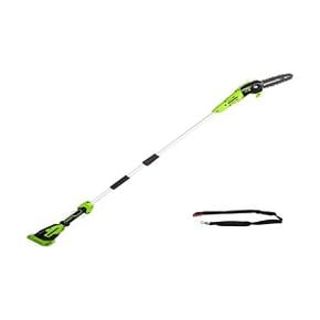 독일 그린웍스 트리머 전정기 Greenworks G40PSF Battery Pole Pruner 20 cm Blade Length 8 m/s