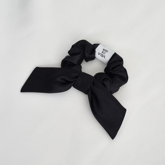 빌라드실크 Bunny ribbon 100% silk schrunchie 리본 실크 스크런치