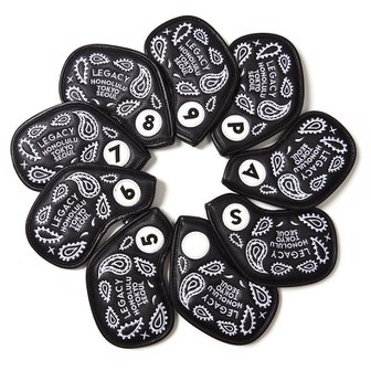 욜프 PAISLEY BLACK IRON COVER SET 욜프 페이즐리 블랙 아이언커버