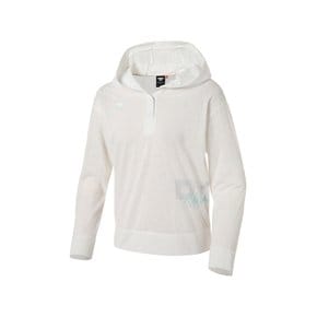 정상가:99,000 SLOWEY (슬로위) 여성 후디형 긴팔티 (Off White) (YWM22207_W3) GNWT