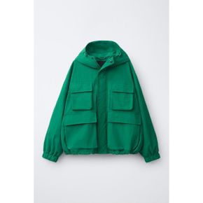 ZARA 자라 키즈 워터 프루프 방수 후디 후드 자켓 재킷 그린 5644754500 5644754 1372167