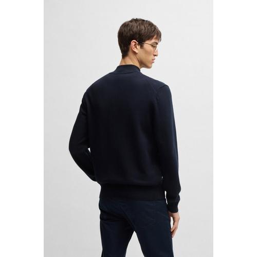 보스 집업 니트 50505998 10255178 01 404 Blue