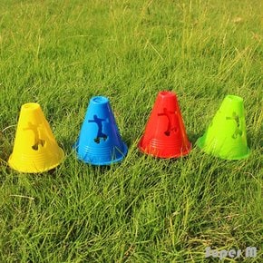 인라인 스케이트 장애물 마킹컵 선회 회피 훈련 트레이닝