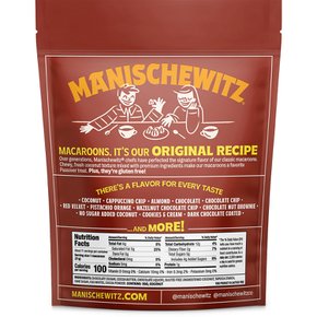 MANISCHEWITZ마니슈비츠 226.8g 더블초콜릿 코팅 코코넛 마카롱 개폐식가방 무알레르기