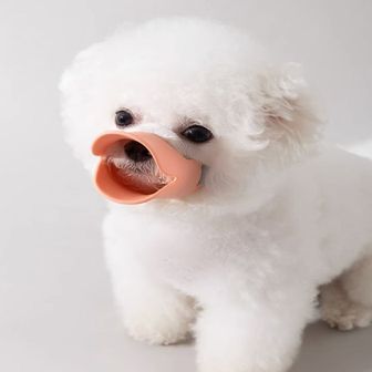 오너클랜 강아지입마개 개짖음방지 실리콘 소형견