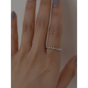 silver925 surf foam ring