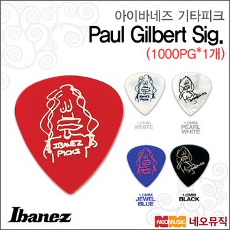 아이바네즈 피크 Paul Gilbert Sig Pick 1000PG (1개)