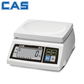 카스 주방용 전자저울 SW1S-2BA (MAX : 2kg - 0.5g) 아답터 포함 - 소분실 - 베이커리 - 마트 - 반찬점등