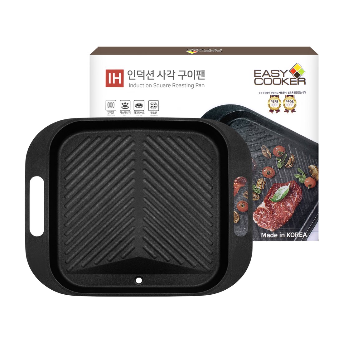 국내제작 고기불판 후라이팬 _ IH 인덕션 사각구이판, 믿고 사는 즐거움 SSG.COM
