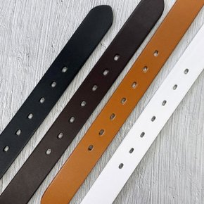 플럼도트 이태리통가죽 폭32mm 골프벨트끈 유공HN09