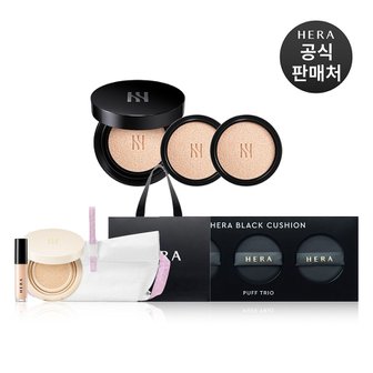 헤라 [내일도착/단독]헤라 블랙쿠션 파운데이션 디럭스 (본품+리필2/미니쿠션+컨실러+퍼프+보냉백)