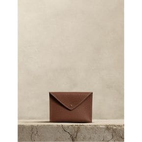 우먼 바나나 리퍼블릭 레더 미니 Envelope Pouch 카라멜 브라운 9583818