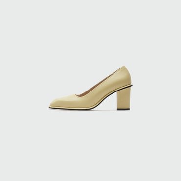 EENK YUMP Square-toe Pumps - Yellow