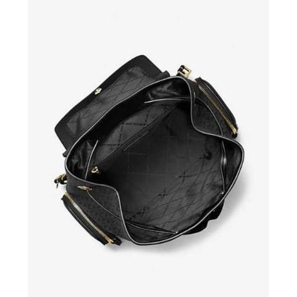 JET SET 대형 시그니처 PVC 체인 백팩 플랩 북백 35T1GTTB3B