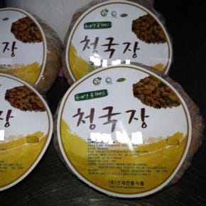 고추장아찌 전남 화순 국산콩 청국장 250g x 4입