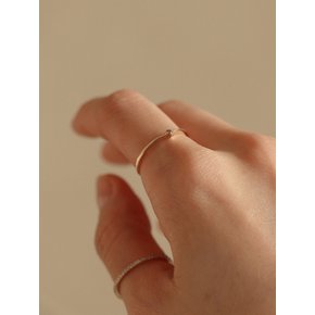 14K gold cognac diamond flow ring