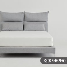 포근 볼륨헤드 조야 패브릭 침대 프레임 Q (K 겸용)