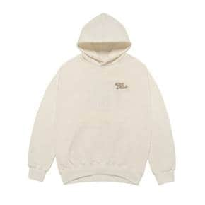 [임직원전용]ROUND SCRIPT BOUCLE LOGO HOODIE 라운드스크립트 부클로고 후드