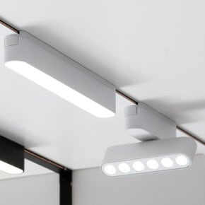 PT4.5t 직부 마그네틱 레일조명 레일등 슬림4.5mm 1미터 2미터 블랙 화이트