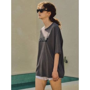 Signature Logo Overfit T-shirt(Hot Summer)_CTT331(Charcoal)