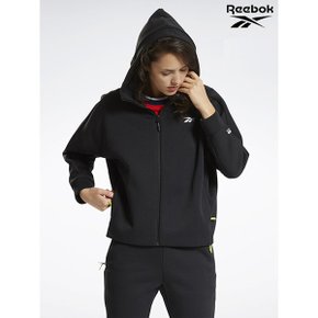 Reebok여성 트레이닝 DMX 스테이트먼트 후드 집업 REJU1E024BK_P335043054