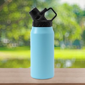 이중스텐 보온병(750ml) (스카이) 등산 보냉병