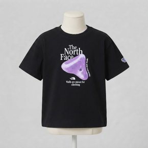 노스페이스 키즈 키즈 업홀드 반팔 티 BLACK NT7US02U