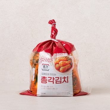 종가집 종가 오래오래 맛있는 총각김치 2.5kg