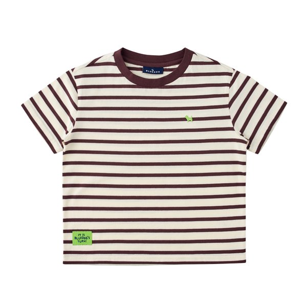[여주점] [오프라벨 여주점] 블루독 (BR) STRIPE반팔티셔츠 (25315-332-05)
